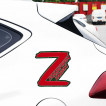 Наклейка для машины Z Поддержим наших!