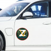 Наклейка на автомобиль Z-V Поддержим наших!