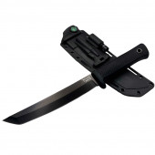 Нож Cold Steel Recon Tanto SK-5 с огнивом, компасом и фонариком на ножнах