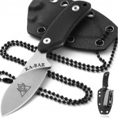 Нож скрытого ношения Ka-Bar TDI D2 (клинок 65 мм, рукоять G10 черная)