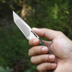 Нож скрытого ношения с фиксированным клинком "Штурмовик" D2 Tanto (клинок 83 мм, рукоять G10 олива)