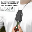 Нож скрытого ношения с фиксированным клинком "Штурмовик" (рукоять G10 хаки)