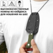 Нож скрытого ношения "Штурмовик" D2 Tanto (клинок 83 мм, рукоять G10 хаки)