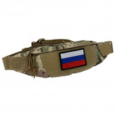 Однолямочная тактическая сумка с шевроном &quot;Флаг России&quot;