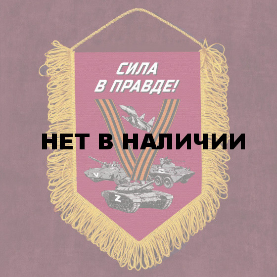 Памятный вымпел «V» – Сила в правде!