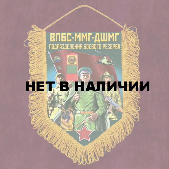 Памятный вымпел ВПБС-ММГ-ДШМГ – подразделения боевого резерва