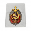 Памятный знак "Заслуженный работник СМЕРШ" на подставке