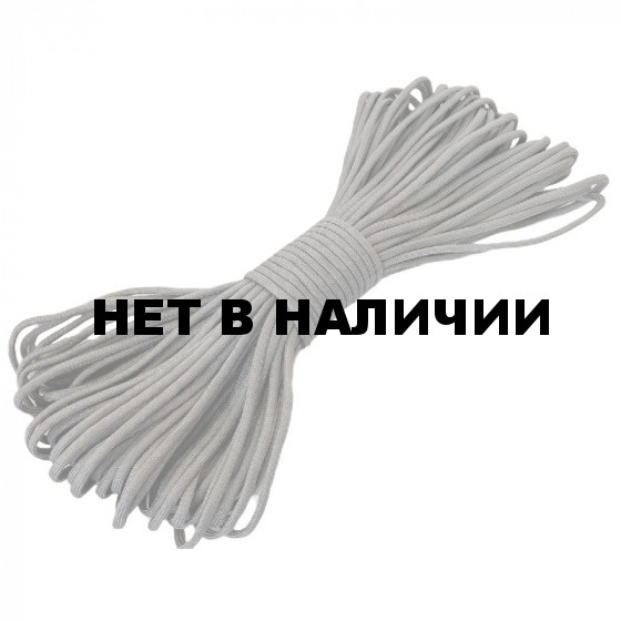 Паракордовая веревка выживания 31 м (серая)