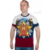 Патриотическая футболка триколор Погранвойска