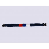 Плетёный браслет из шнура