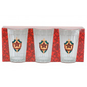 Подарочный набор стаканов КГБ СССР