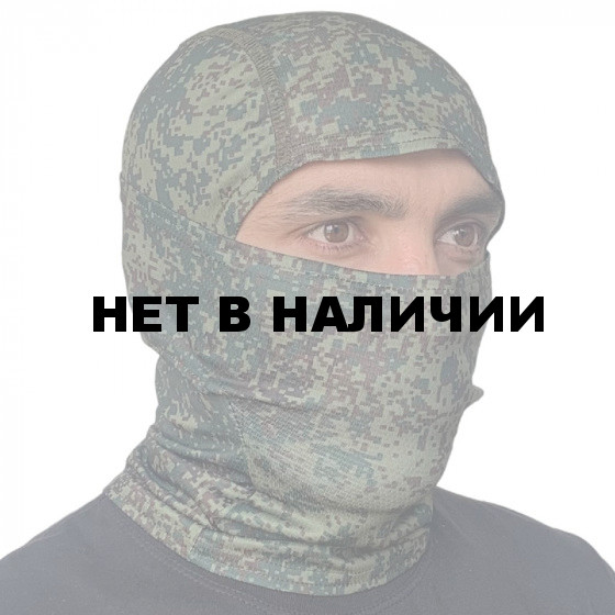 Подшлемник балаклава камуфляж зелёная Цифра