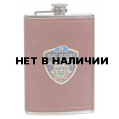 Солидная подарочная фляжка с накладкой За ВДВ!