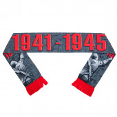 Стильный шелковый шарф Победа 1941-1945