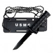 Тактический нож скрытого ношения Ka-Bar USMC в ножнах