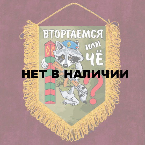 Сувенирный вымпел Вторгаемся или чё?
