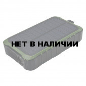Тактический Power Bank на 12000 mAh с солнечной панелью и динамо-машиной (Олива)
