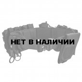 Тактический поясной ремень (бандаж) с подсумками (черный)