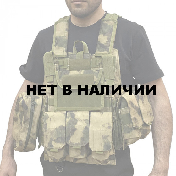 Тактический разгрузочный жилет c большими подсумками