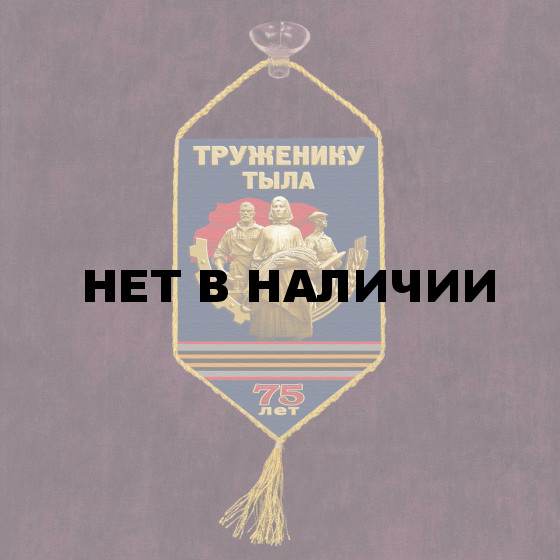 Вымпел Труженику тыла в машину*