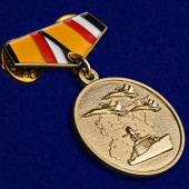 Миниатюрная копия медали Участнику военной операции в Сирии