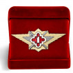 Знак ФСИН Специалист 1 класса в бархатистом футляре