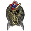 Знак Командира-бронеавтомобилиста ПВО на подставке