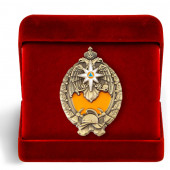 Знак Лучший работник пожарной охраны в футляре