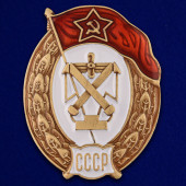 Знак об окончании Зенитно-прожекторного училища СССР в футляре