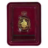 Знак штурмовика &quot;За ратную доблесть&quot; в футляре из флока