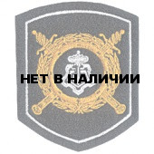 Нашивка на рукав Приказ №242 МВД Вневедомственная охрана на рубашку вышивка шелк