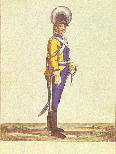 Форма русской армии 1756-1796 гг.