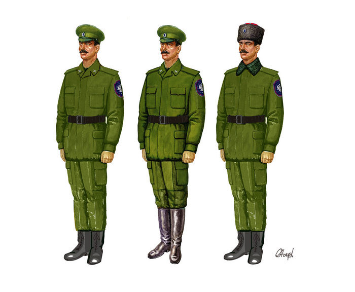 Полевая форма одежды Кубанских казаков