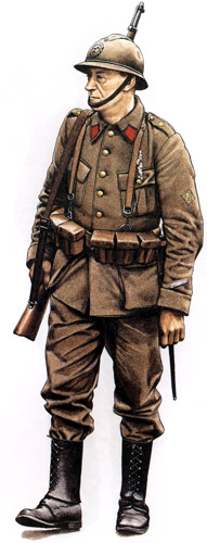 Униформа сухопутных войск Бельгии во Вторую мировую