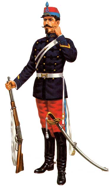 Униформа армии Чили 1879-1883 годов