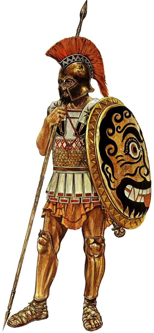 Снаряжение греческого гоплита 480 - 323 гг. до н. э.