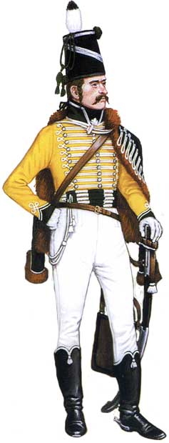 Униформа прусских гусар 1792-1815 годов