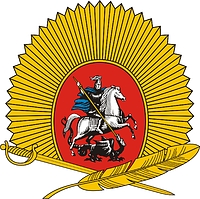 Московское военное суворовское училище (МсСВУ), малая эмблема - векторное изображение