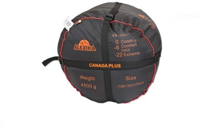 На мешке четыре ремня, утянув которые, вы можете уменьшить объем упакованного спальника. Низкотемпературный спальный мешок-одеяло Canada Plus