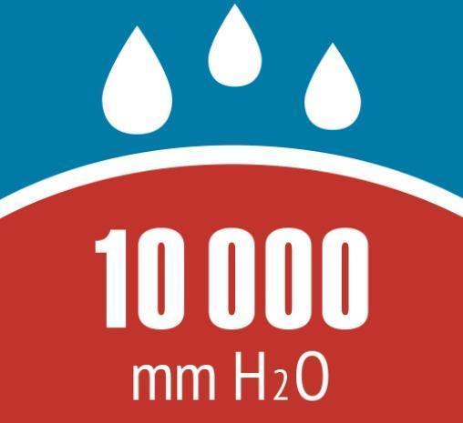 Тестовая (измерянная) водонепроницаемость тента и дна новой палатки 10000 мм водяного столба. Тестовая (измерянная) водонепроницаемость тента и дна новой палатки 10000 мм водяного столба. Четырехместная кемпинговая палатка с большим тамбуром Alexika Nevada 4 зеленый