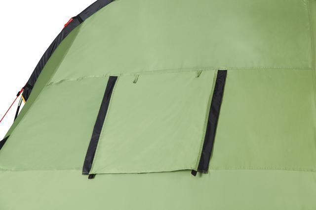 Окно полностью закрыто. Палатка с двумя спальнями (3+3) и большим тамбуром посередине KSL Macon 6