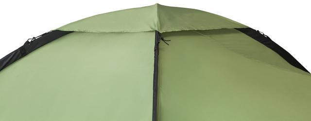 Дождевой клапан на куполе установлен. Палатка с двумя спальнями (3+3) и большим тамбуром посередине KSL Macon 6