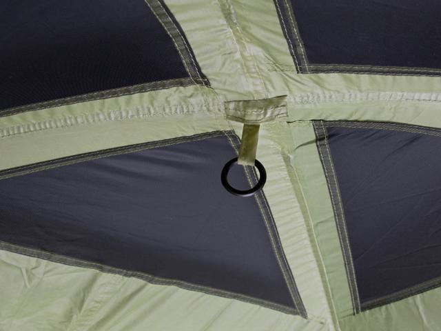 Кольцо дляфонаря под куполом. Четырехместная кемпинговая палатка с двумя спальнями и большим тамбуром KSL Macon 4