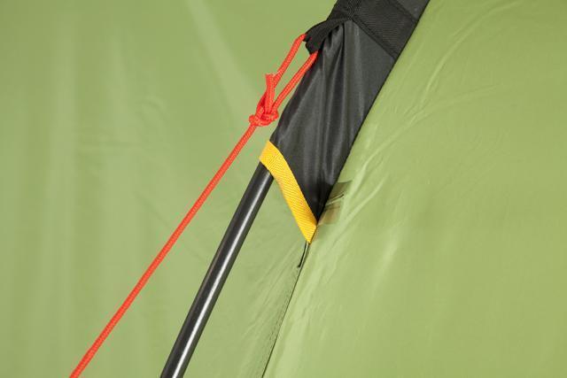 Цветная маркировка рукава. Четырехместная кемпинговая палатка купольного типа KSL Rover 4