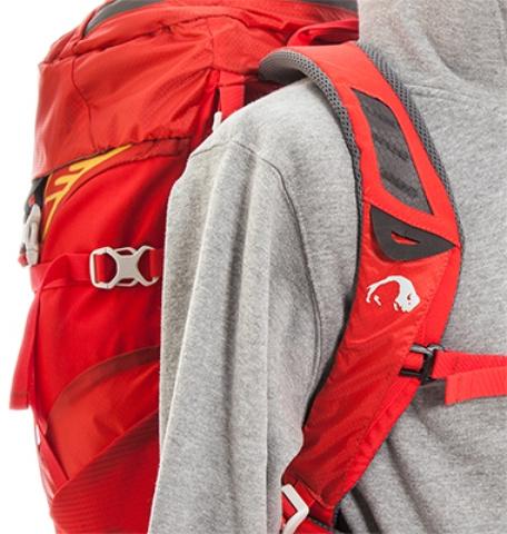 Легкие и удобные лямки анатомической формы - Спортивный рюкзак с подвеской X Vent Zero Vento 25 red