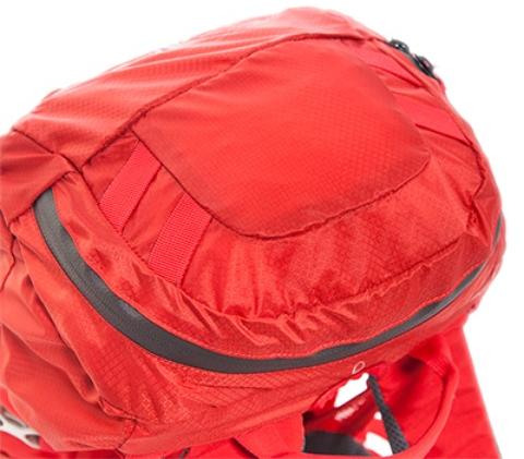 Петли на крышке рюкзака для крепления куртки или шлема - Спортивный рюкзак с подвеской X Vent Zero Vento 25 black