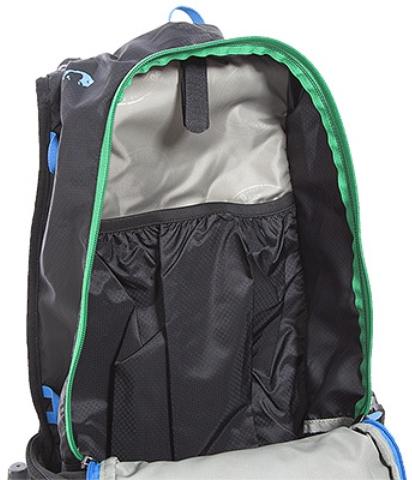 Внутренний карман на резинке в спине рюкзака - Легкий рюкзак для бега или велоспорта Baix 10
