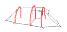Форма палатки - бочка (схема)