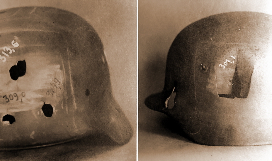 ​Немецкие шлемы с засчитанными пробитиями (РГАЭ) - Чья каска была лучше?