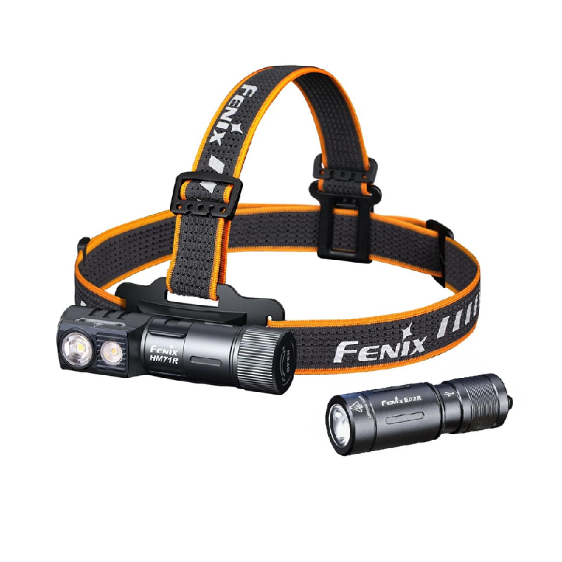   Fenix HM71R + Fenix E02R (Bonus Kit) Fenix - : 2707420402